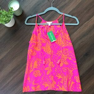 Lilly Pulitzer Finn Silk Halter